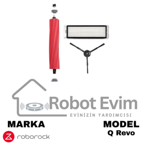 Roborock Q Revo Aksesuar Siyah Basit