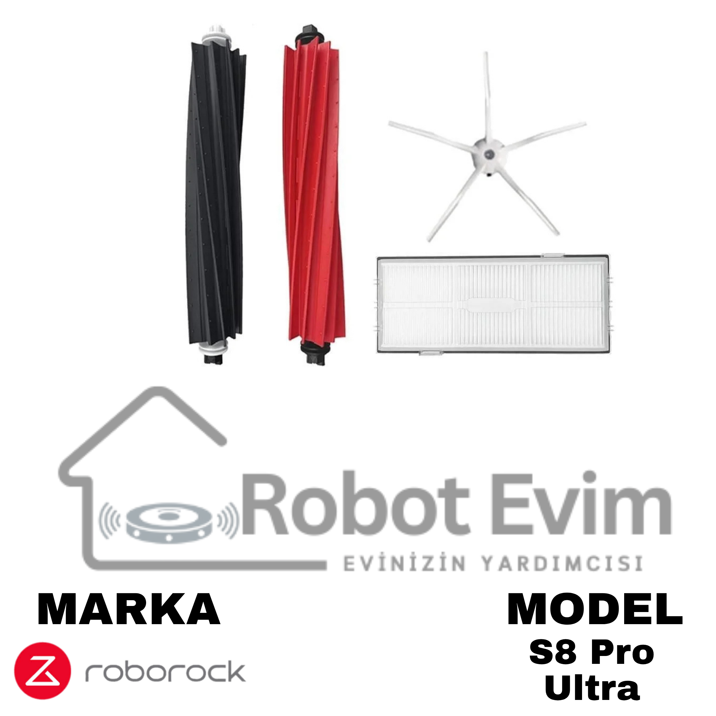 Roborock S8 Pro Ultra Aksesuar Beyaz Yıldız