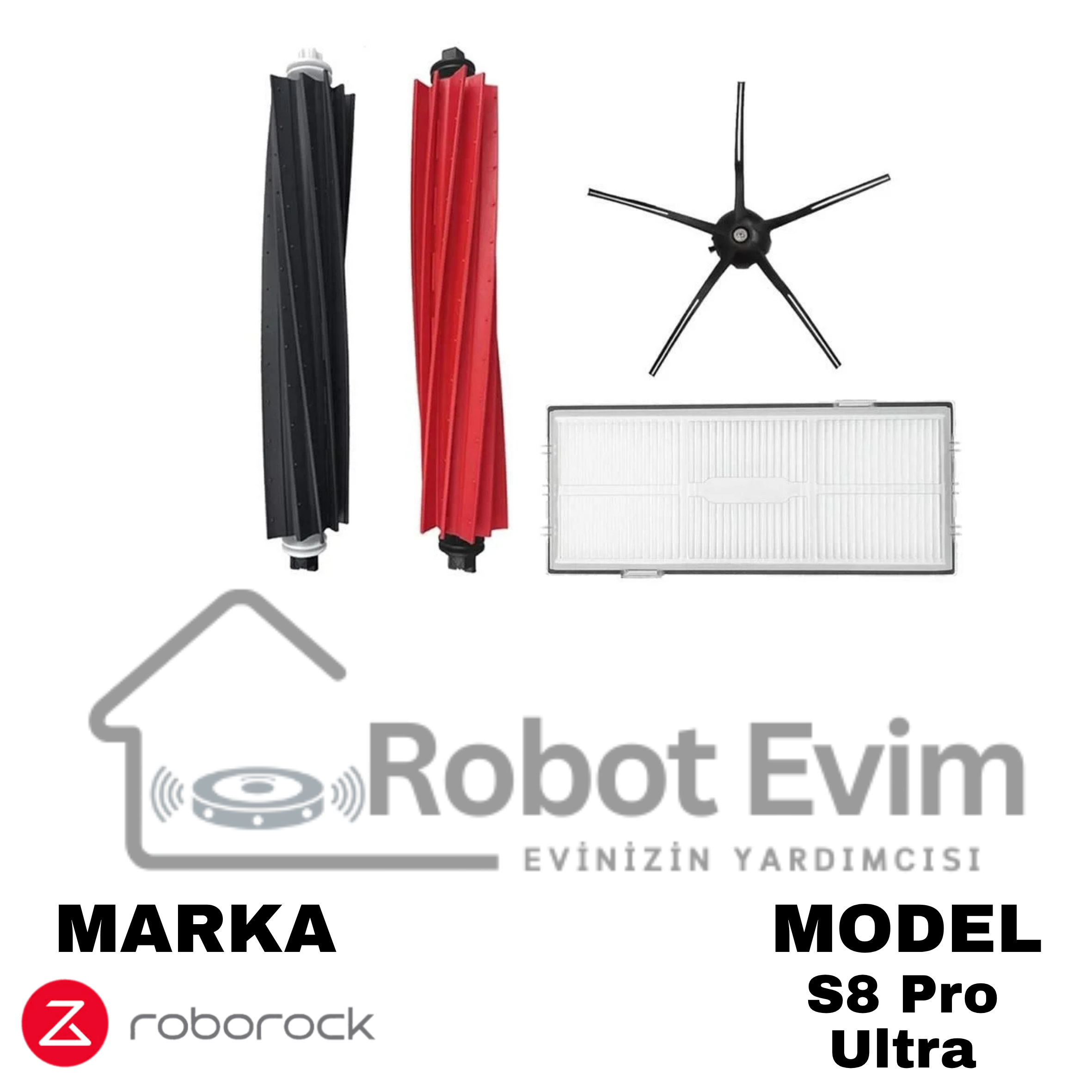 Roborock S8 Pro Ultra Aksesuar Siyah Yıldız